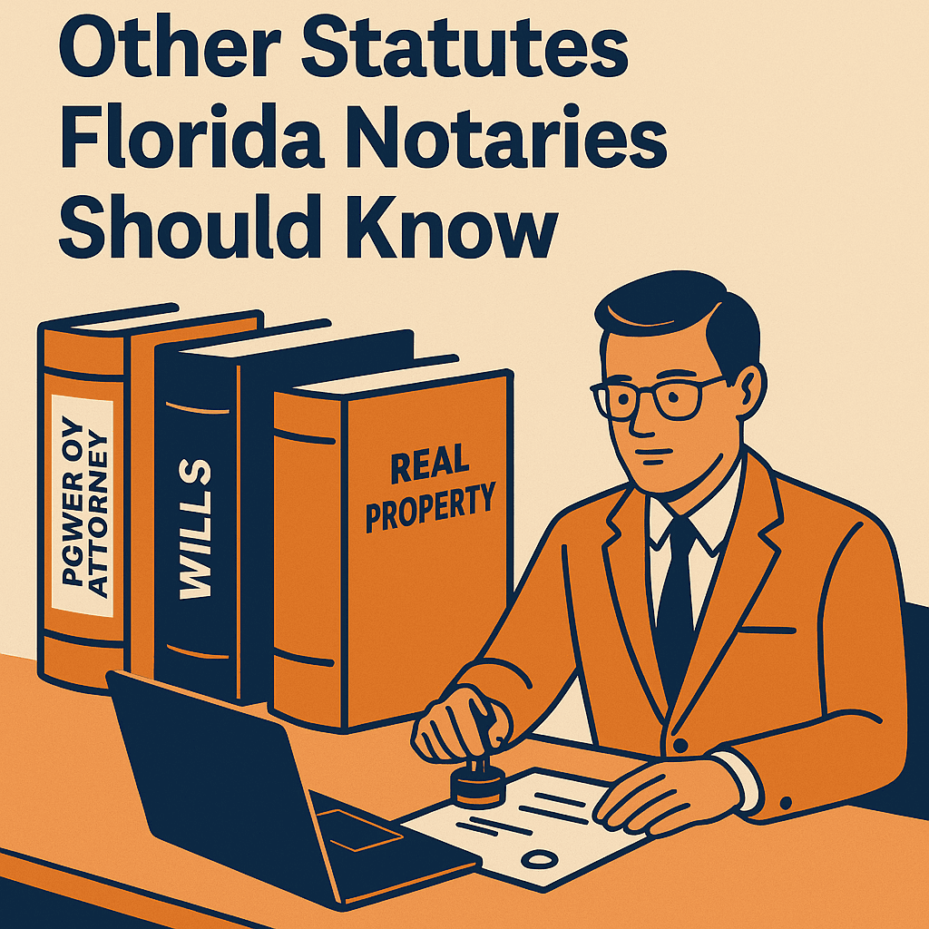 Beyond Chapter 117: Florida Statutes Every Notary Public Should Know